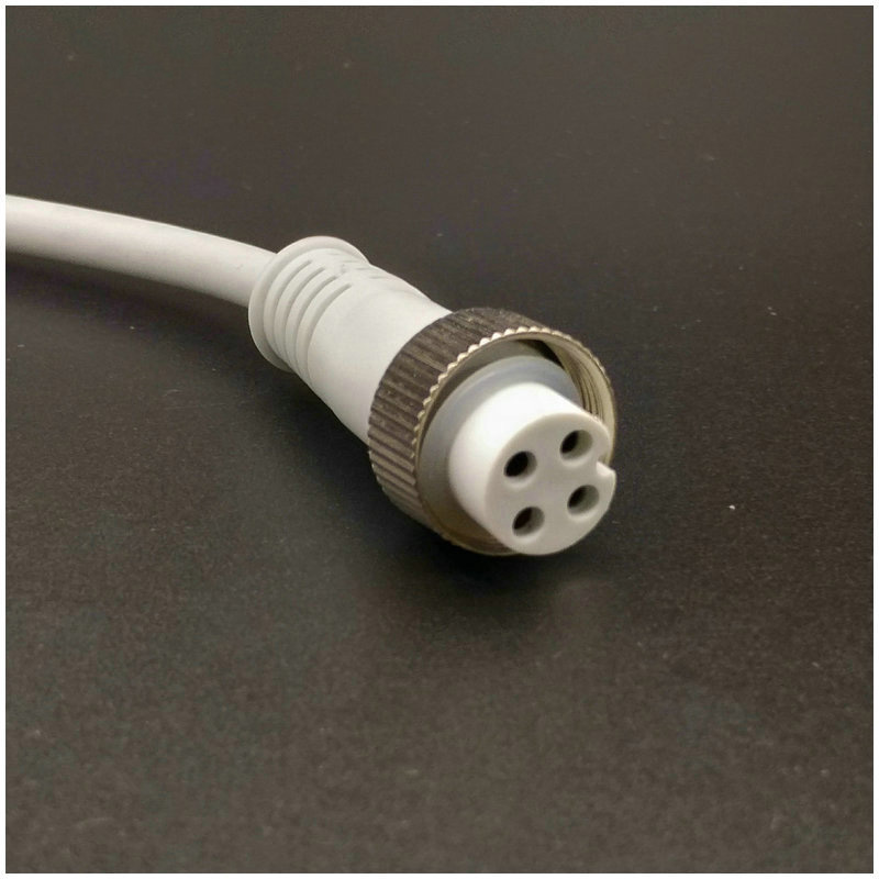 4PIN AC-DC Metal Head Extension Cord Waterproof Connector 4PIN AC-DC Metal Head Extension Cord Waterproof Connector